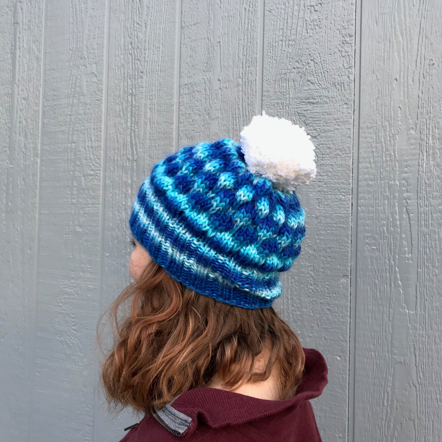 Image of Knitted Beanie - Sky