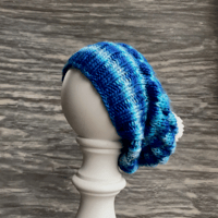Image 4 of Knitted Beanie - Sky