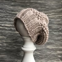 Image 2 of Knitted Beanie - Flax