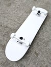 All White Complete Skateboard