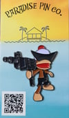 Ape Escape monkey hatpin 