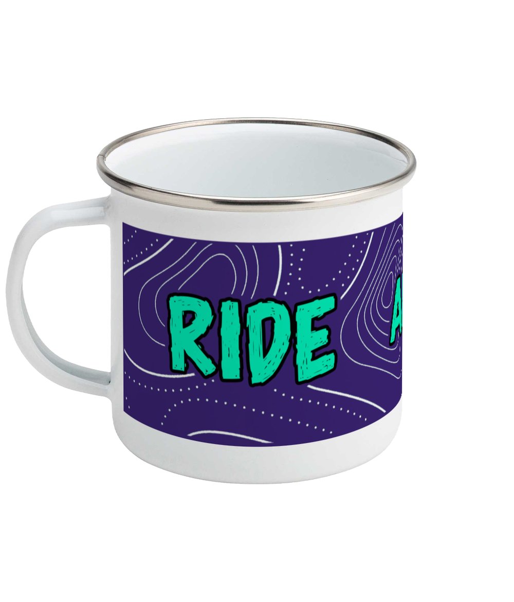 Ride And Seek Enamel Mug