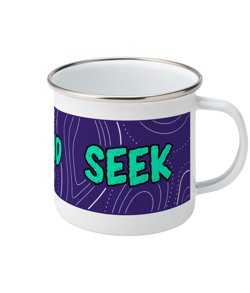 Ride And Seek Enamel Mug