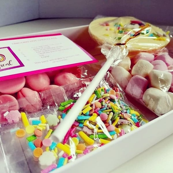 Image of Unicorn Hot chocolate kit