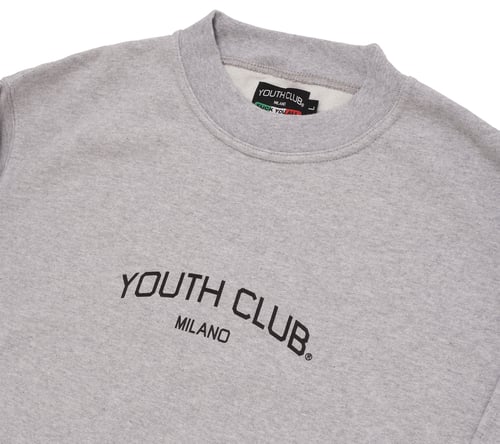 Image of Company Logo Crewneck / Heather Grey