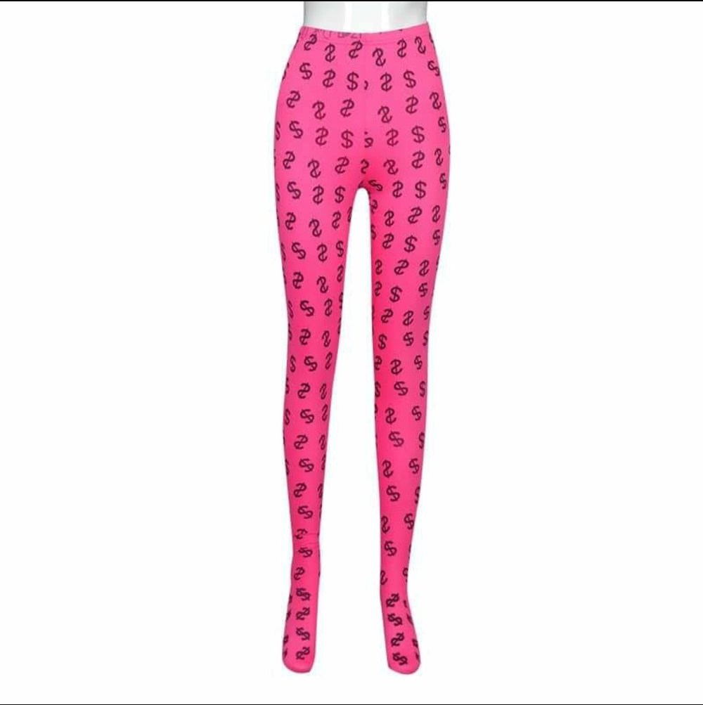 Dollar sign leggings