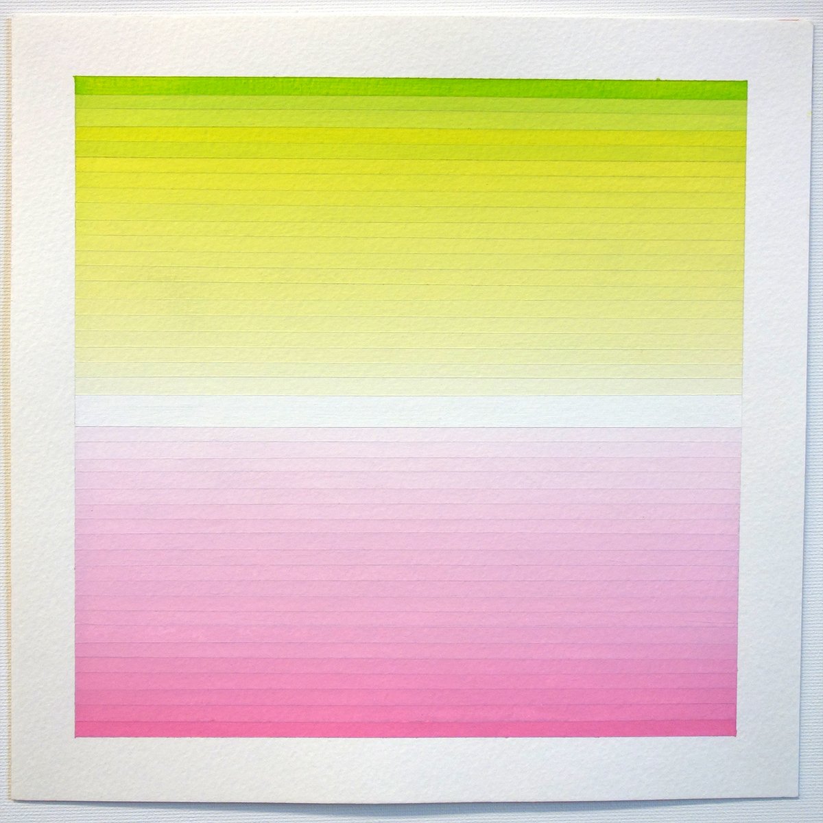 Image of Green, yellow and pink