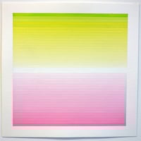 Green, yellow and pink