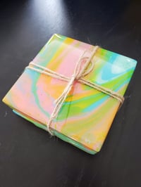 Image 2 of Rainbow Pastel Coasters