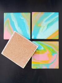 Image 3 of Rainbow Pastel Coasters