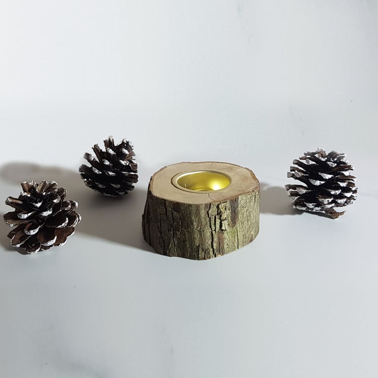 Rustic Small Candle Holder