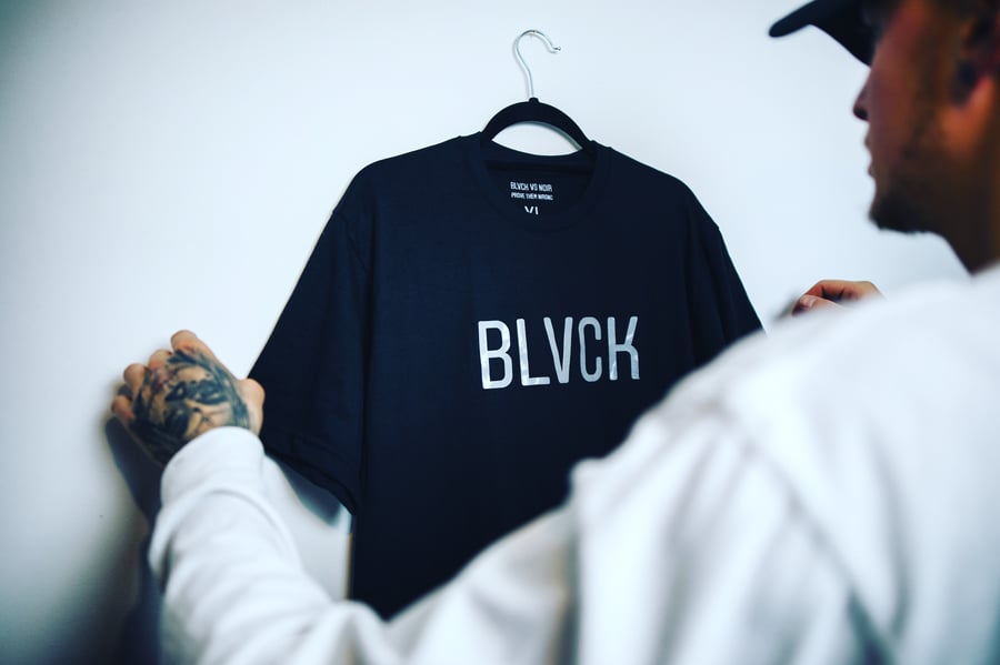 Image of BLVCK Logo Tee (Black)