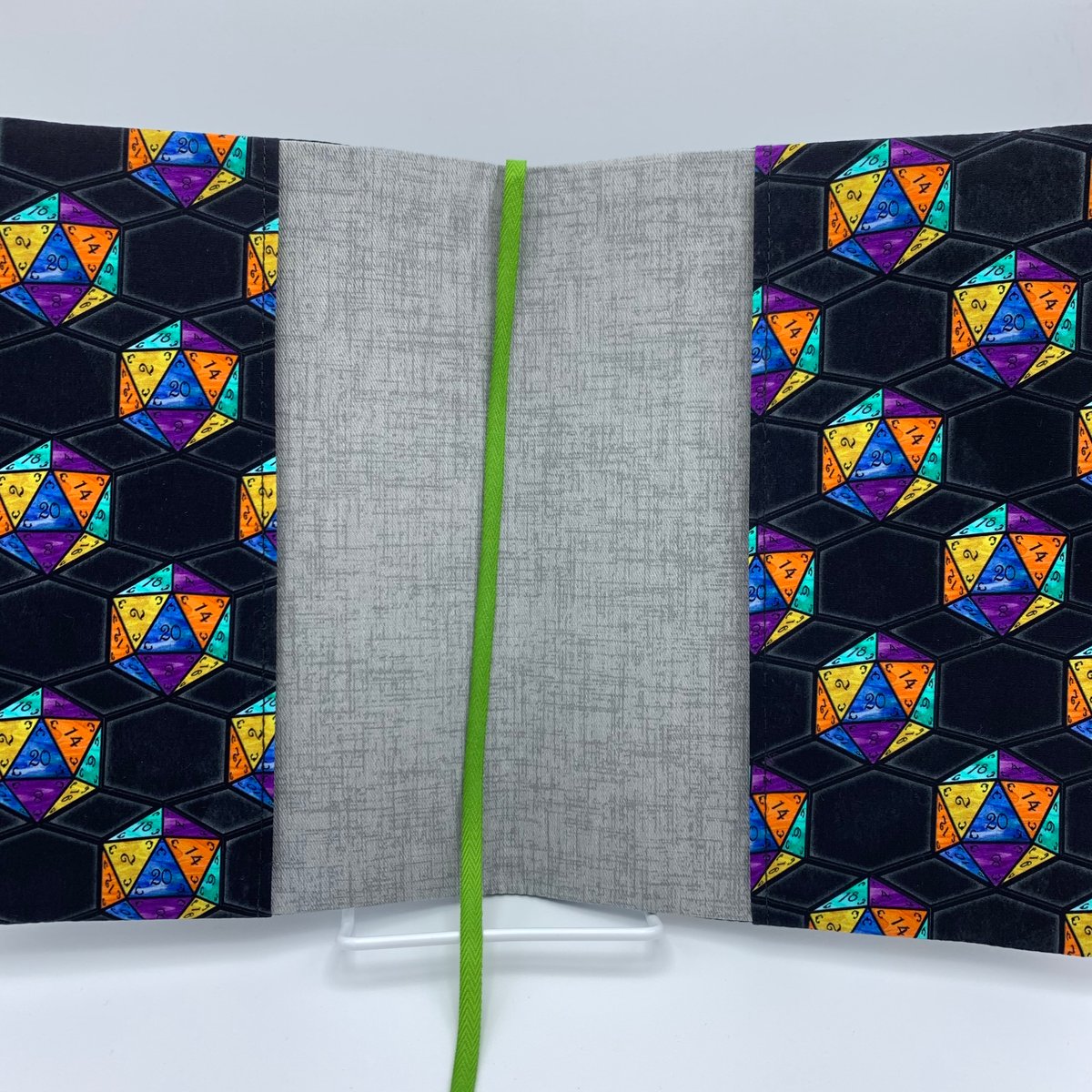Custom Order Composition Notebook Cover - 20 sided dice MADE TO ORDER