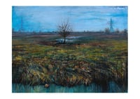 Hackney Marshes / Tree  - Art print 