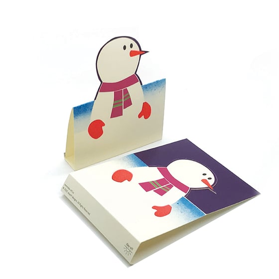 Image of 3D Snowman Card - Single, DO 02