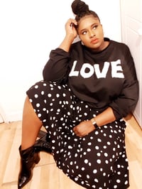 Image 3 of 'SEQUIN LOVE' Oversized Jumper 