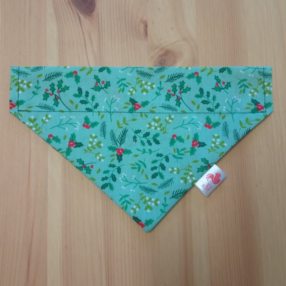 Image of Holly & mistletoe bandana