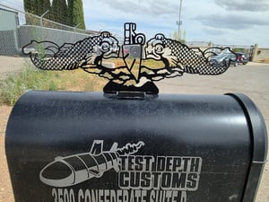 Image of MAIL BOX TOPPER SUBMARINE INSIGNIA