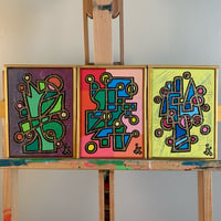 Image 1 of Multipack C : 3 paintings (5x7 inches each)