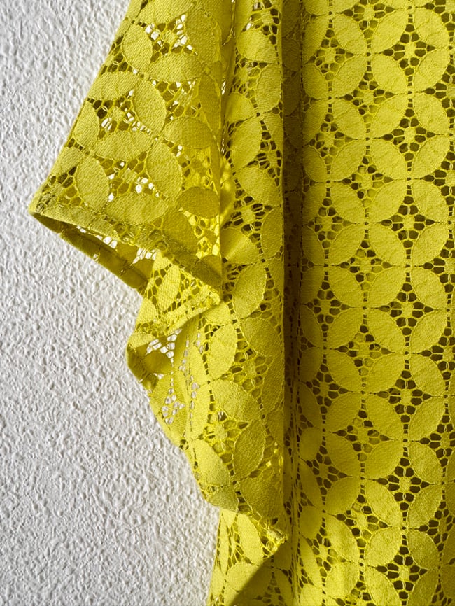 LIME LACE KAFTAN