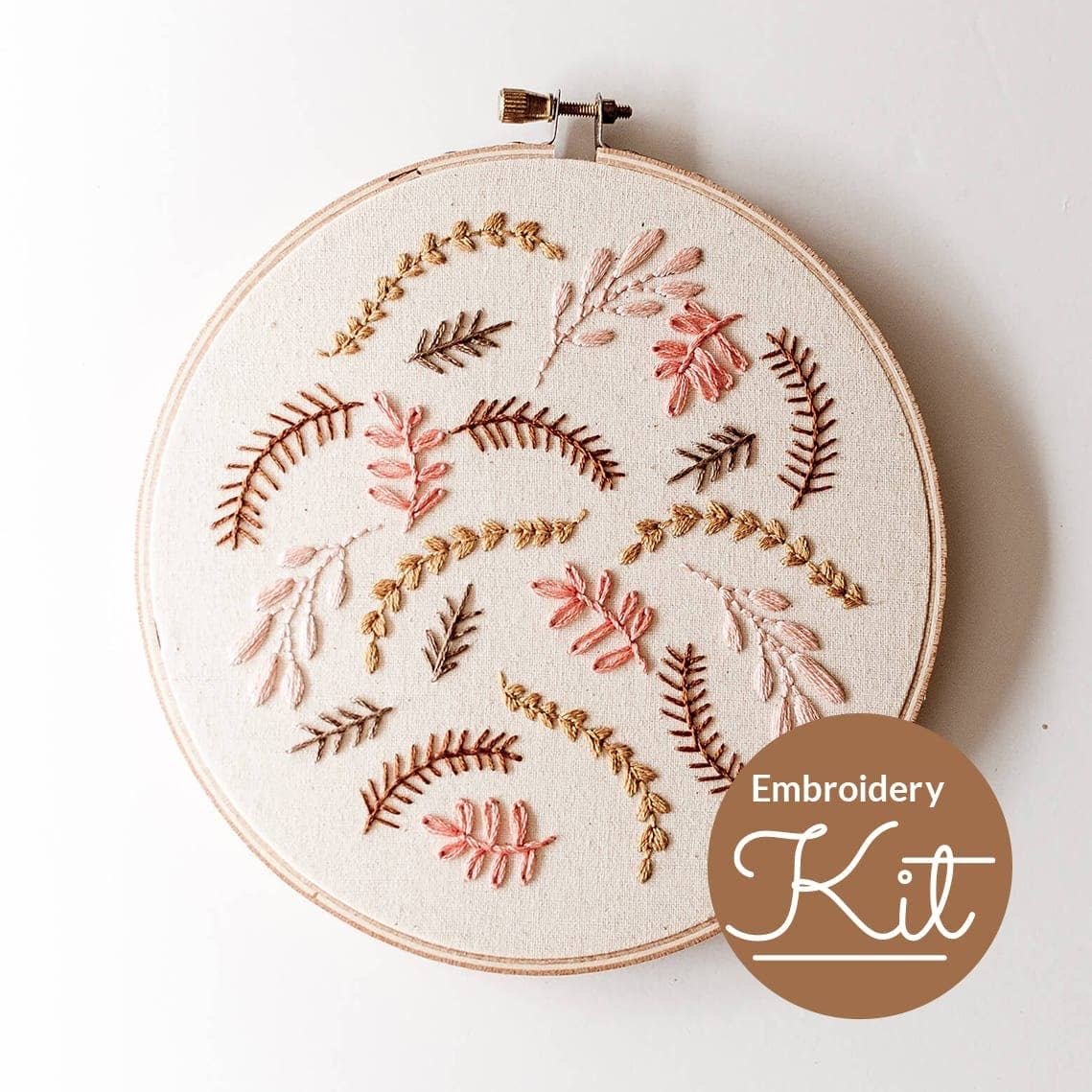 Image of Coral Breeze Embroidery Kit