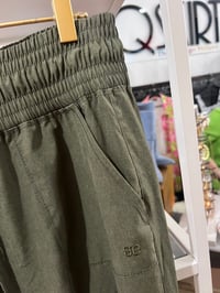 Image 3 of green joggers 