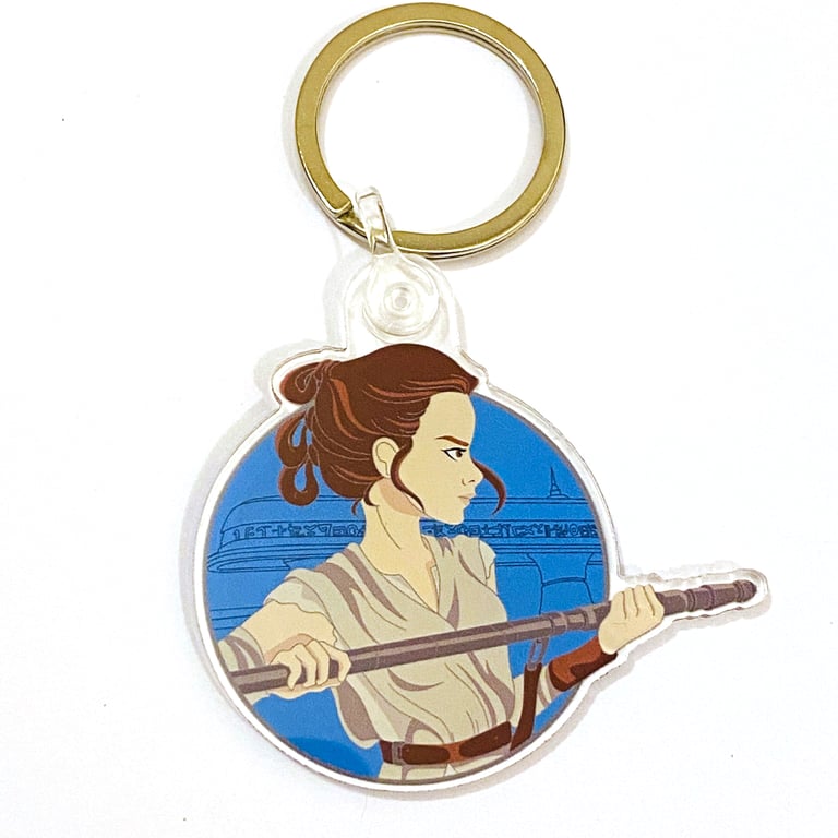 Sand Girl Keychain