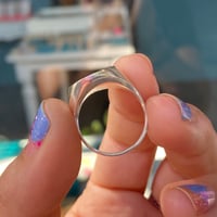 Image 1 of Circle signet ring