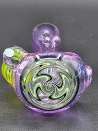 Image 4 of UV Reactive Wig Wag Pipe W/ Opal 