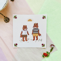 The Brothers Fox Print