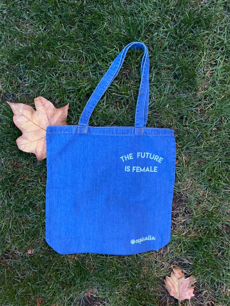 Image of Totebag orgànica FUTURE denim 