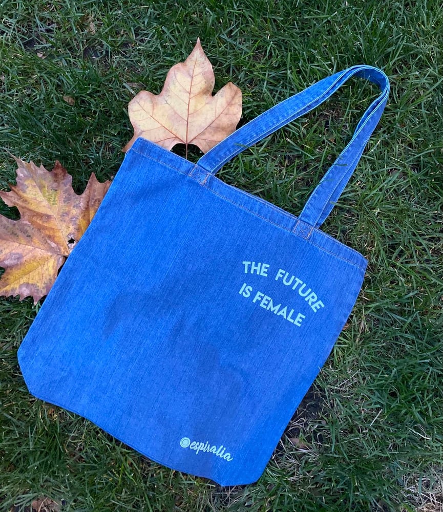 Image of Totebag orgànica FUTURE denim 