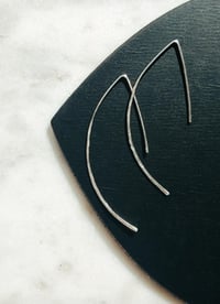 Sterling Silver quarter moons