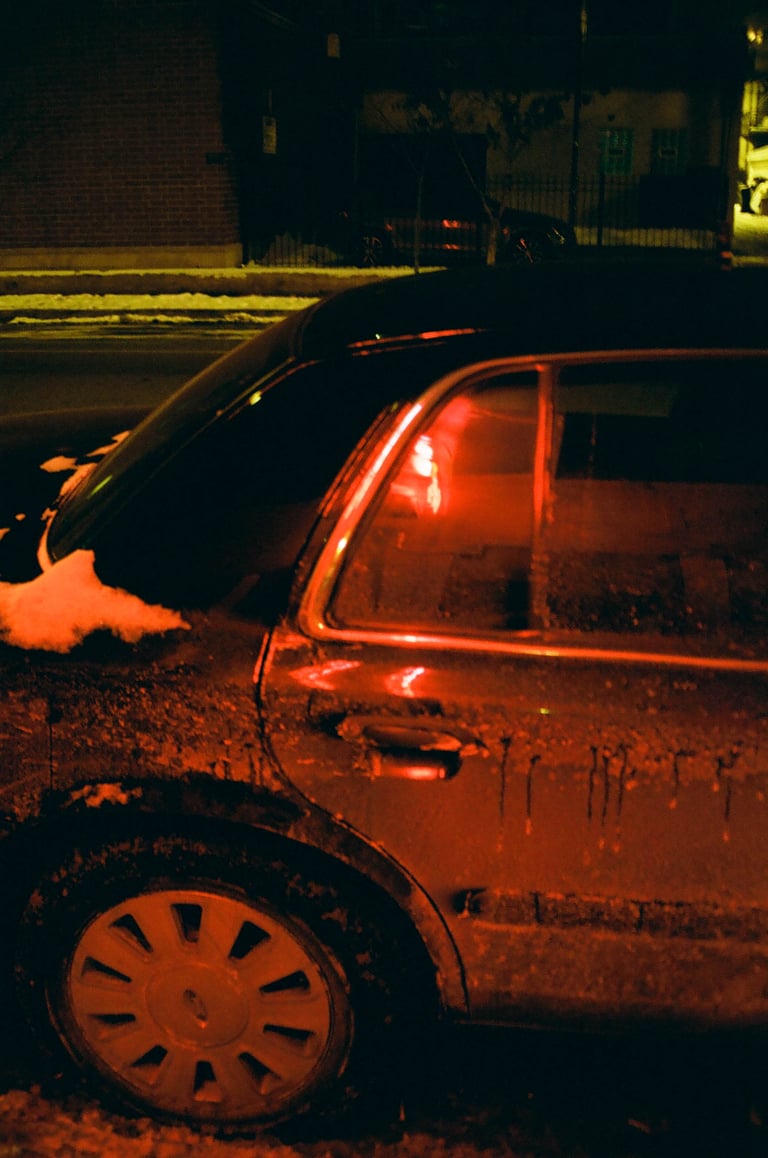 Red Car in Chicago, 2017