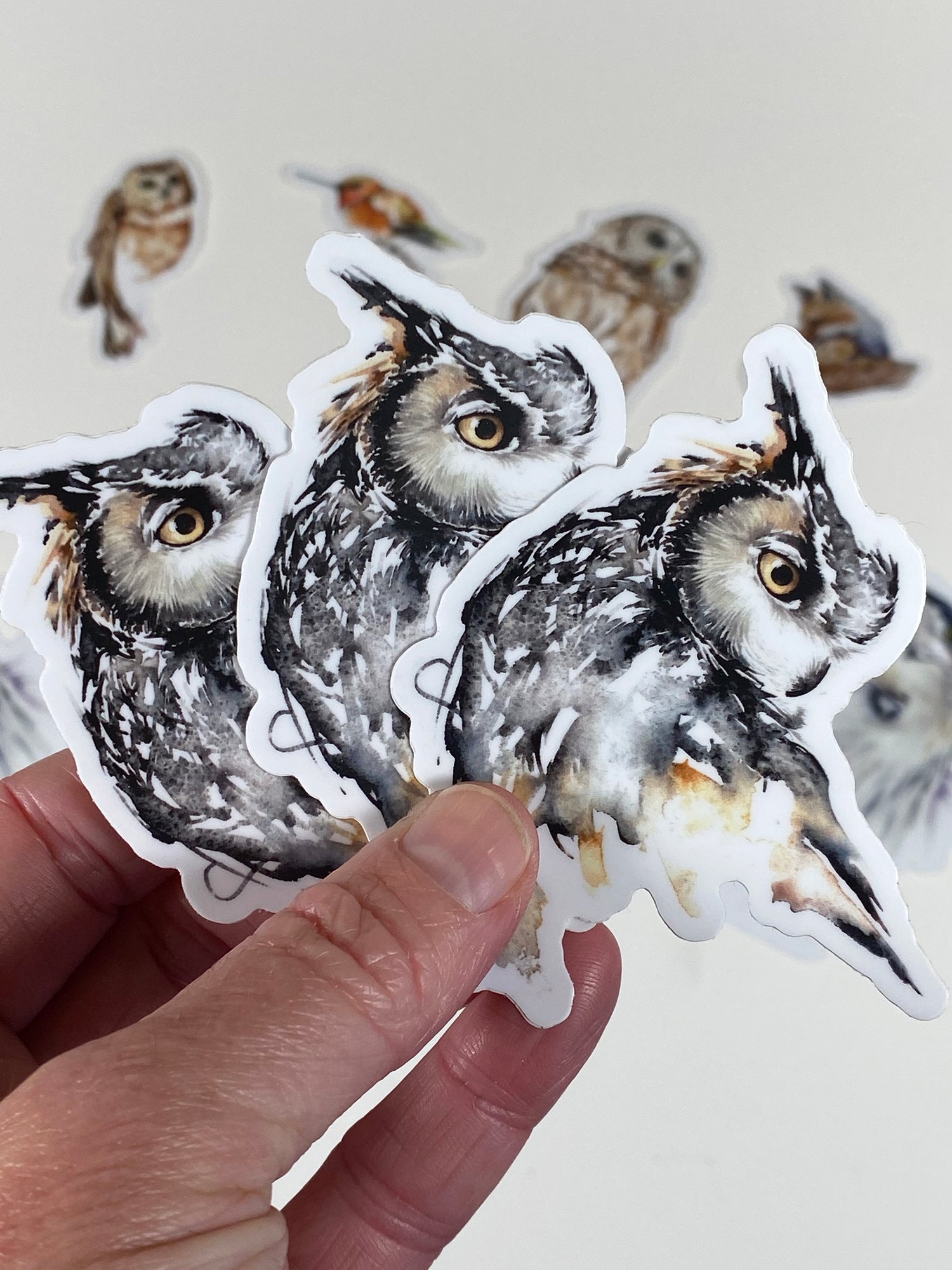 Image of Great Horned Owl Vinyl Sticker
