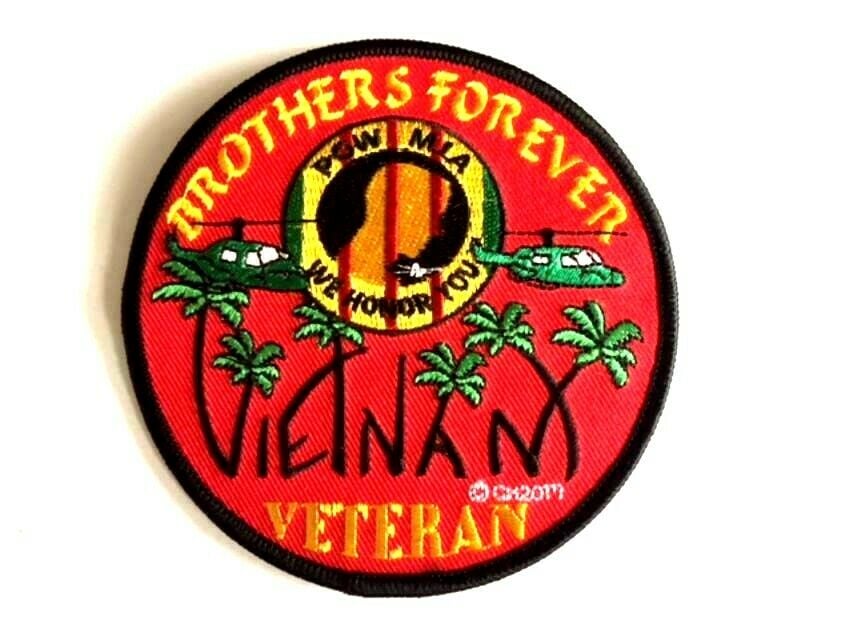 Image of Vietnam Veteran Brothers Forever 4" Patch