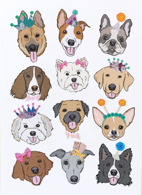 Image of Party Dogs Card