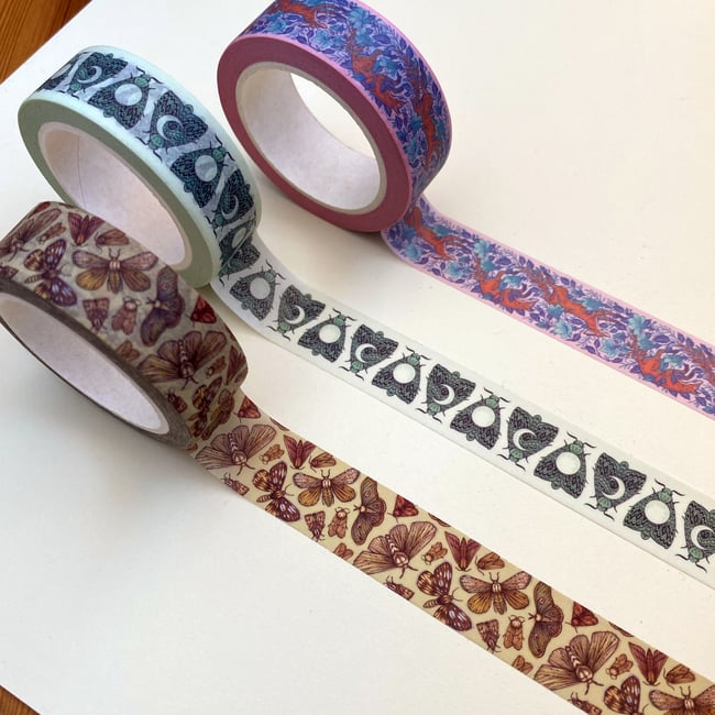 Moths & Moons Washi Tape