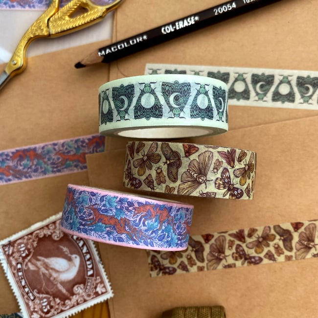 Moths & Moons Washi Tape