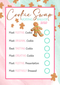 Image 3 of Sweet Treats Cookie Swap Invitation
