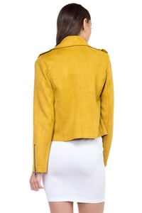 Image 3 of Mustard Suede Moto