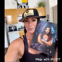 Image 2 of Autographed 8x10 - TNA Tara Boss Babe