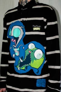 Image 3 of 'INVADER ZIM' STRIPED LONGSLEEVE