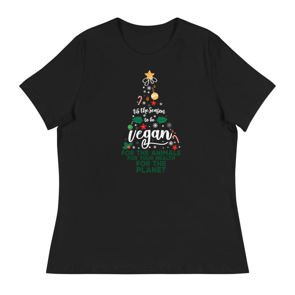 Image of Women's Relaxed Holiday Vegan T-Shirt