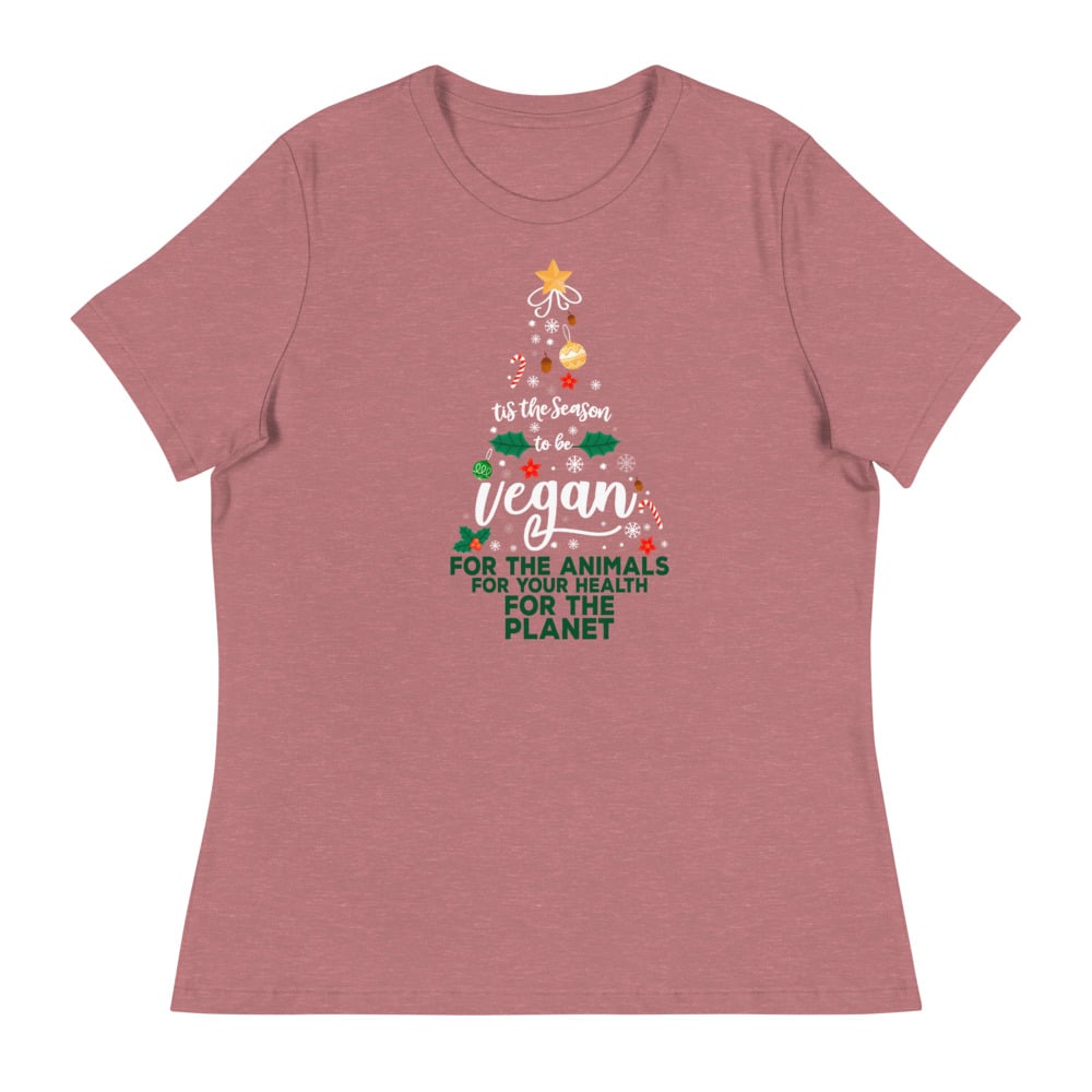 Image of Women's Relaxed Holiday Vegan T-Shirt
