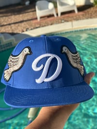 Image 4 of Double dove blue SnapBack 