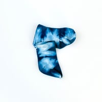 Image 2 of Indigo Dyed Baby & Toddler Socks