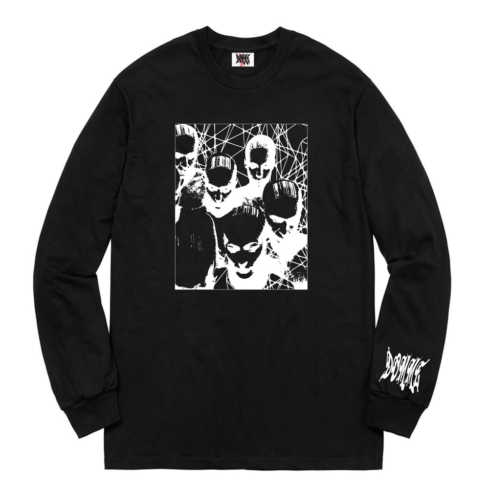 Image of Cry for help long sleeve  (puff print)