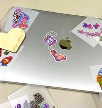 Image 4 of GRAPE * Ema Gaspar   Scratch sticker and key chain set