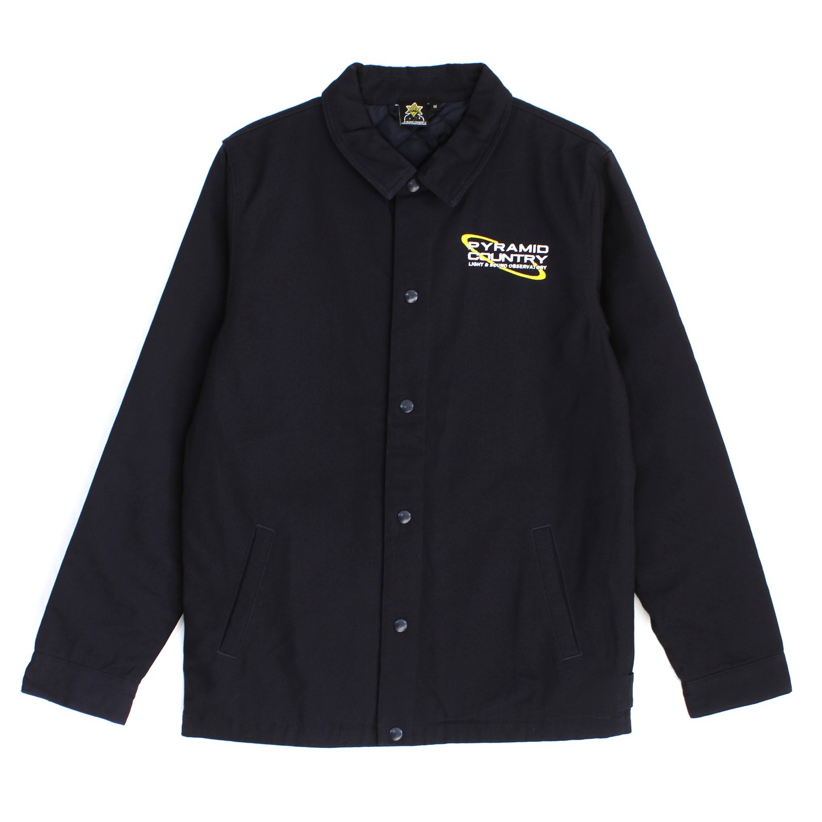オーラリー　ビームス　コラボ　Light Weight Coat Oversized W Collarless Varsity Jacket | boohoo